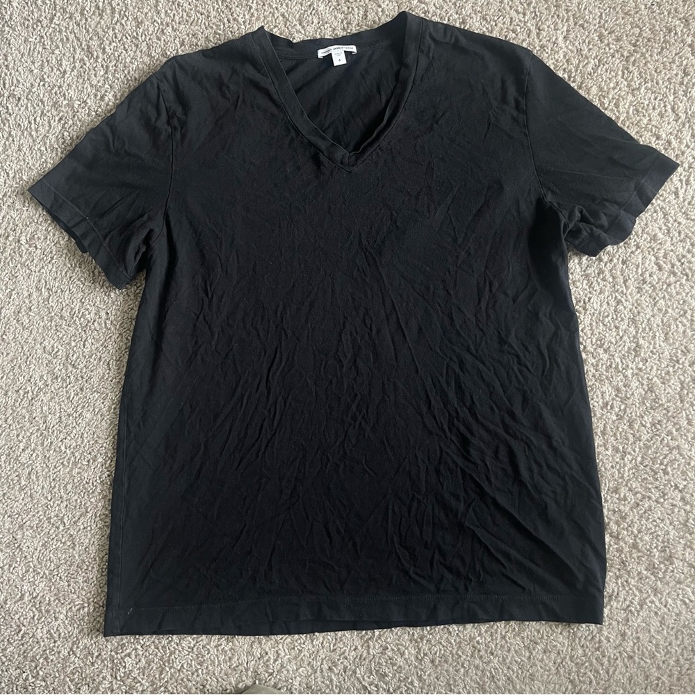 James Perse MLJ3352 Short Sleeve V Neck